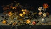 AST, Balthasar van der Still Life with Fruit and Flowers